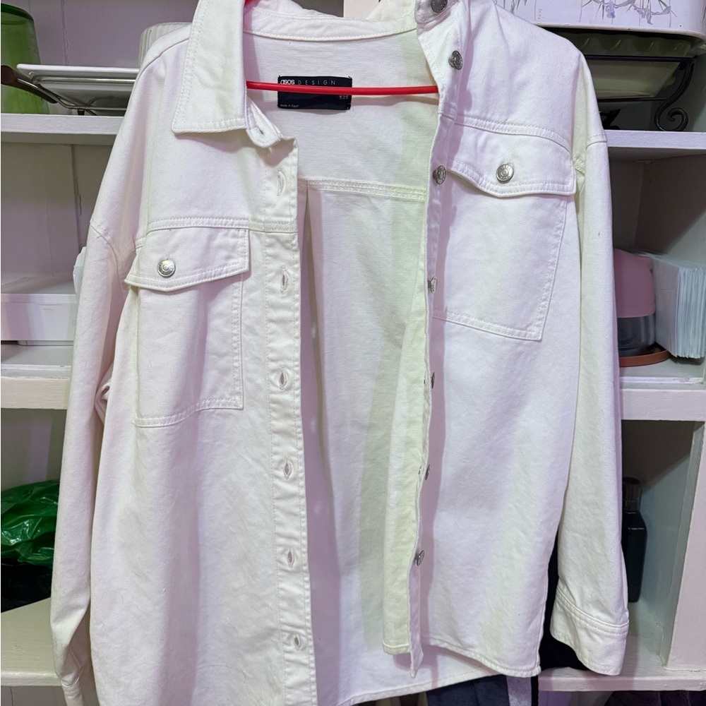 White Jean Jacket